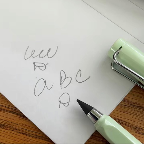 🍒🍒 (Bundle Only) Pastel Mint Green Infinity Pencil - Picture 6 of 8